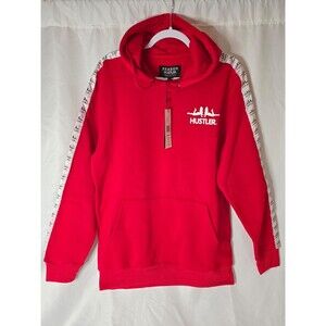 Reason Clothing X Hustler Red Pullover Hoodie NWT
